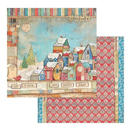Stamperia - Christmas Patchwork - Houses