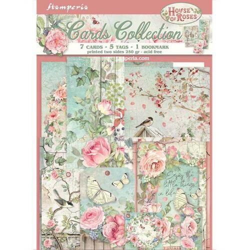 Stamperia - House of Roses - Cards Collection