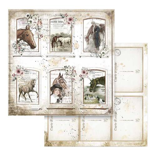 Stamperia - Romantic "Horses" - Card