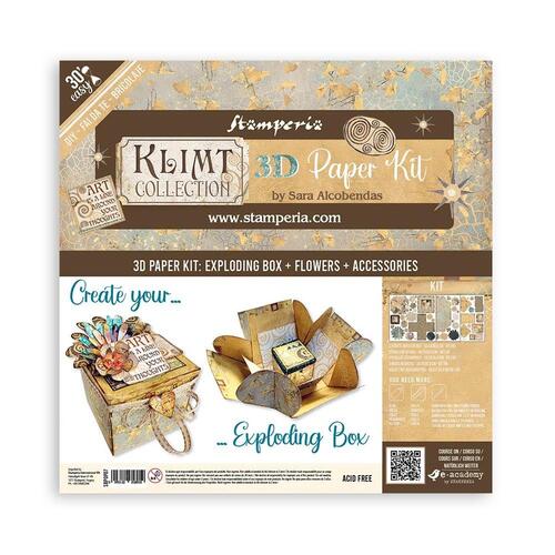 Stamperia - Klimt - Exploding Box Kit
