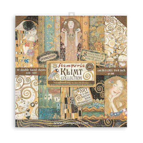 Stamperia - Klimt - 8x8 Paper Pad