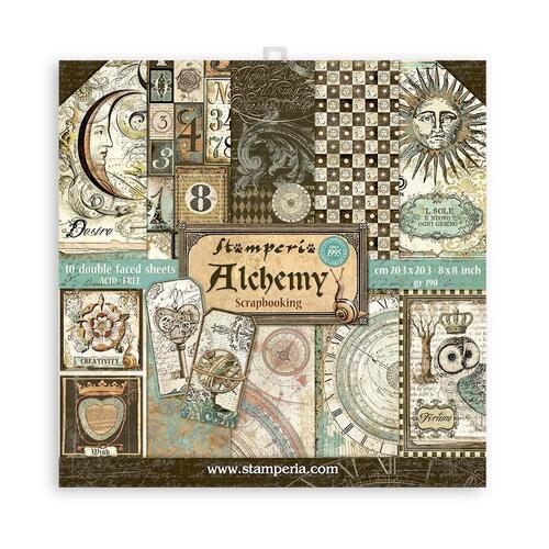 Stamperia - Alchemy - 8x8 Paper Pad