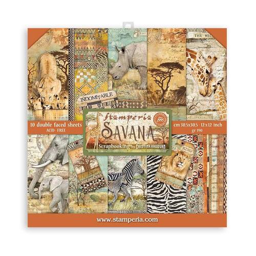 Stamperia - Savana - 12x12 Paper Pad
