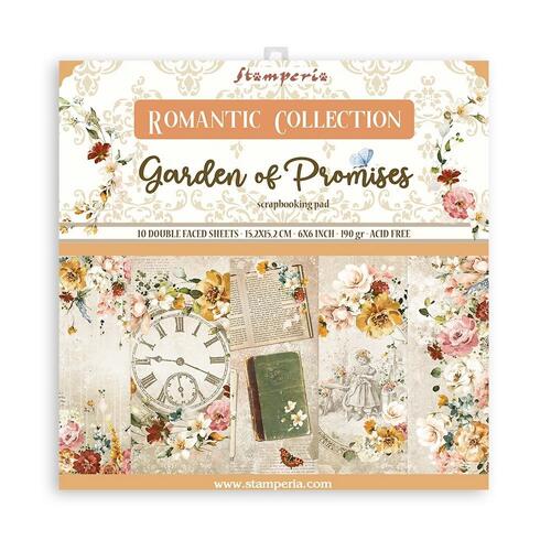 Stamperia - Romantic "Garden of Promises" - 6x6 Paper Pad