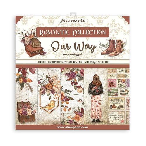 Stamperia - Romantic Collection "Our Way" - 8x8 Paper Pad
