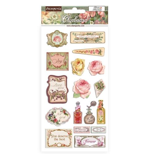 Stamperia - Rose Parfum - Chipboard