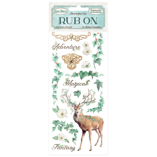 Stamperia - Magic Forest - Deer - Rub-On