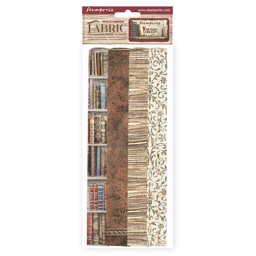 Stamperia - Vintage Library - Fabric