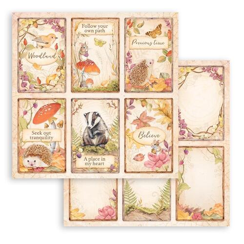 Stamperia - Woodland - 6 Cards
