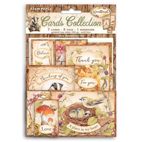 Stamperia - Woodland - Cards Collection