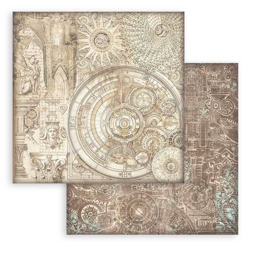 Stamperia - Sir Vagabond In Fantasy World - Ochre Pattern 2