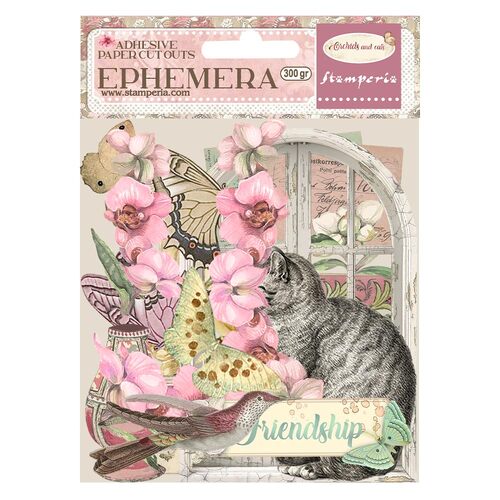 Stamperia - Orchids & Cats - Ephemera