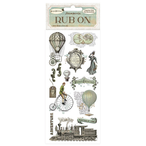 Stamperia - Voyages Fantastiques Balloons - Rub On