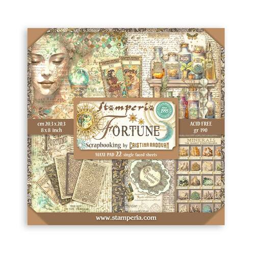 Stamperia - Fortune Maxi - 8x8 Paper Pad