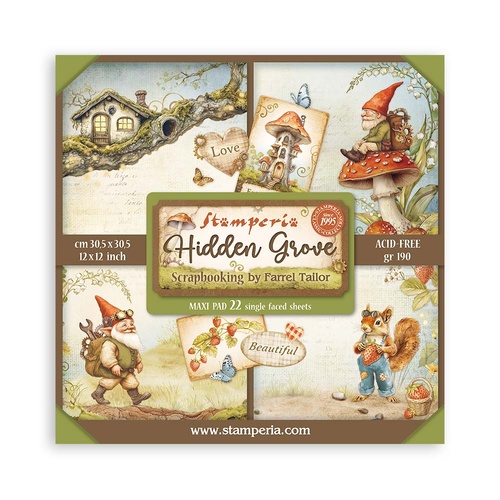Stamperia - Hidden Grove Maxi - 12x12 Paper Pad