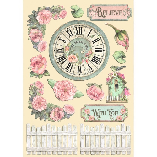 Stamperia - House of Roses - A5 Wooden Shapes