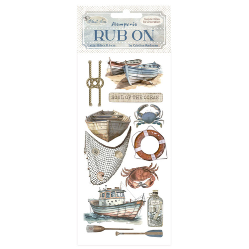 Stamperia - Silent Sea Boat - Rub On