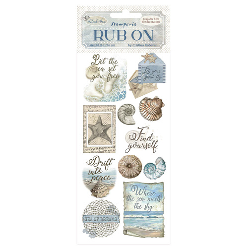 Stamperia - Silent Sea Shells - Rub On