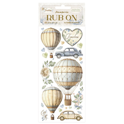 Stamperia - Timeless Air Balloon - Rub On