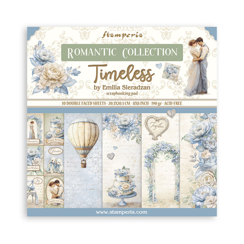 Stamperia - Timeless - 8x8 Paper Pad