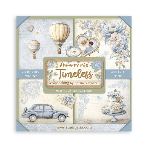 Stamperia - Timeless Maxi - 12x12 Paper Pad