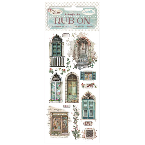 Stamperia -Venice City of Art Doors & Windows- Rub On