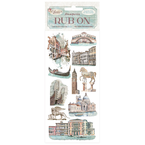 Stamperia -Venice City of Art Monuments - Rub On