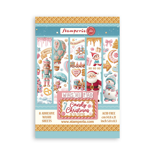 Stamperia - Candy Christmas - A5 Washi Pad