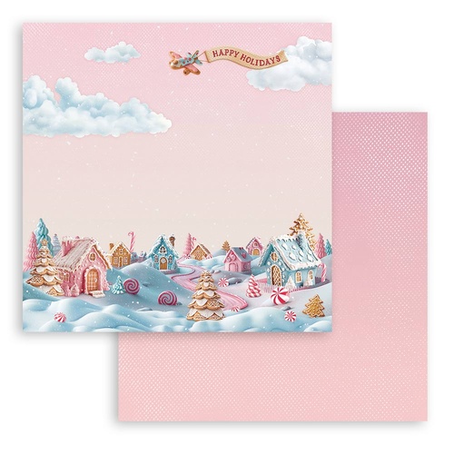 Stamperia - Candy Christmas - Village