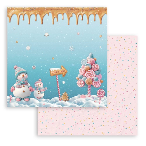 Stamperia - Candy Christmas - Snowmen