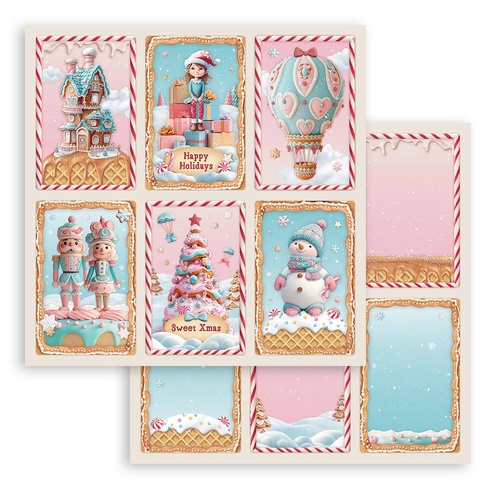 Stamperia - Candy Christmas - 6 Cards