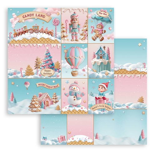 Stamperia - Candy Christmas - Cards