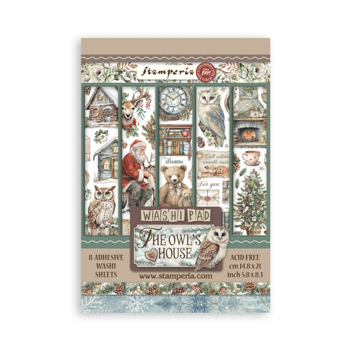 Stamperia - The Owl's House - A5 Washi Pad