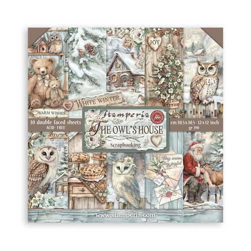 Stamperia - The Owl's House - 12x12 Paper Pad