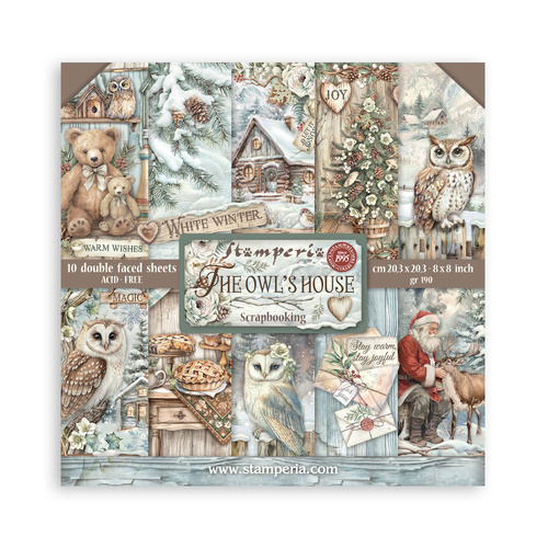 Stamperia - The Owl's House - 8x8 Paper Pad