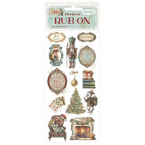 Stamperia - Alice in Christmas Soldiers - Rub On