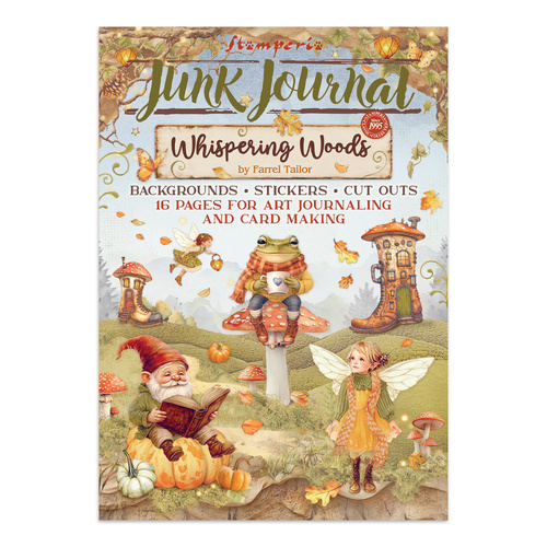 Stamperia - Whispering Woods - Junk journal stickers, cut-outs, backgrounds