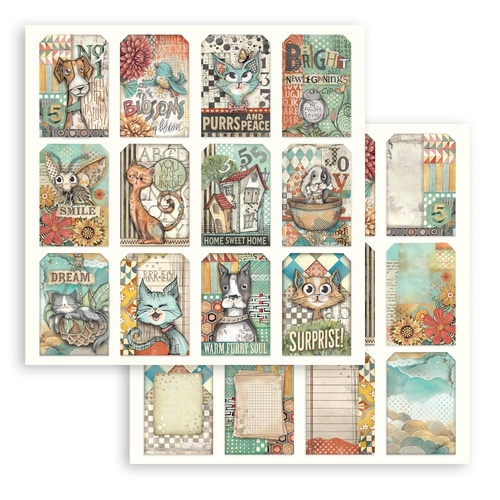 Stamperia - Furry Friends - Tags