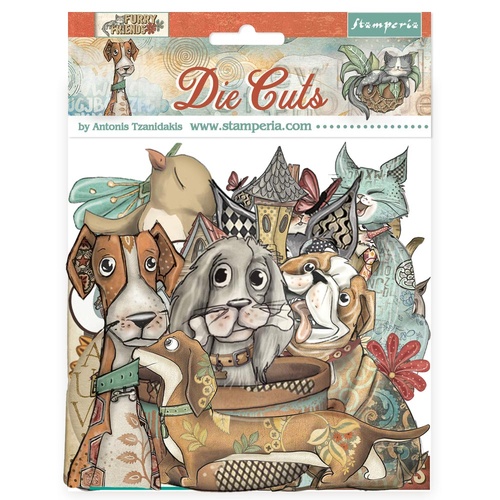 Stamperia - Furry Friends - Die Cuts