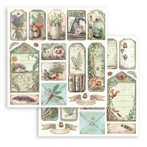 Stamperia - Herbarium Silvae - Tags & Letters