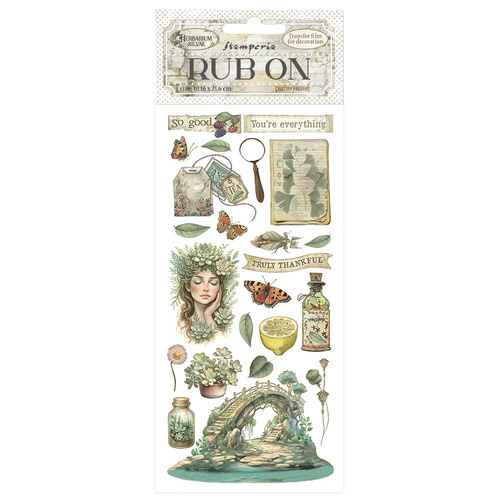 Stamperia - Herbarium Silvae - Bridge Rub On