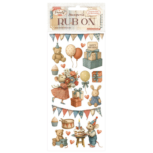 Stamperia - Family - Party Rub On