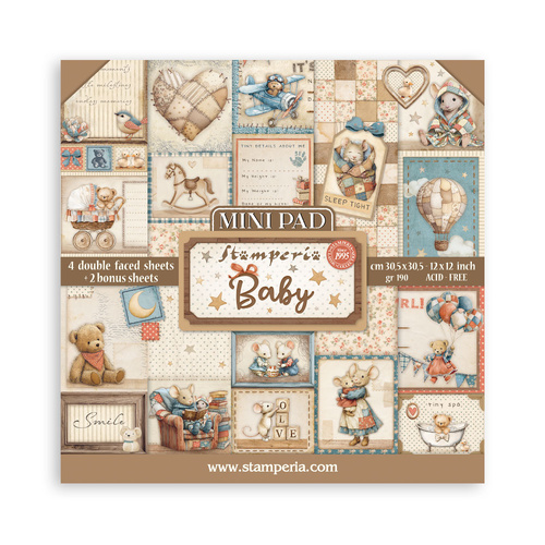 Stamperia - Baby - Mini 12x12 Paper Pad