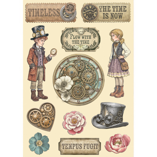 Stamperia - Gardens of Time - A5 Wooden Shapes