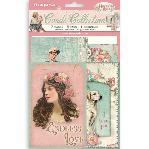 Stamperia - House of Roses - Cards Collection