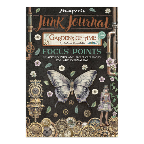 Stamperia - Gardens of Time - Junk Journal Focus Points A5