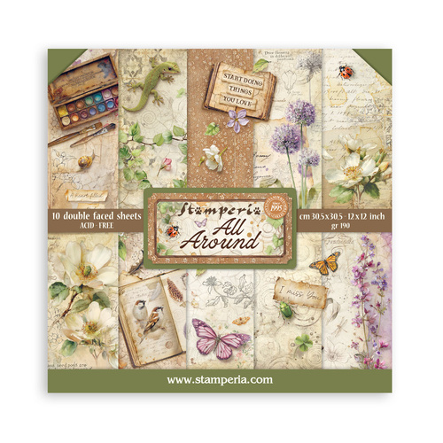 Stamperia - All Around - 12x12 Paper Pad