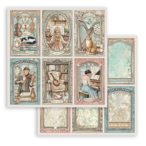 Stamperia - Symphony - 6 Cards