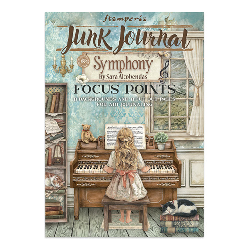 Stamperia - Symphony - Junk Journal Focus Points A5