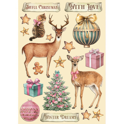 Stamperia - Winter Magic - A5 Wooden Shapes
